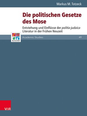 cover image of Die politischen Gesetze des Mose als Vorbild
